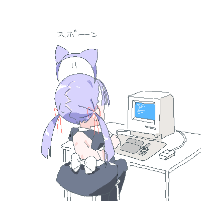 lokulo-chan (original and 2 more) drawn by lokulo_no_mawashimono