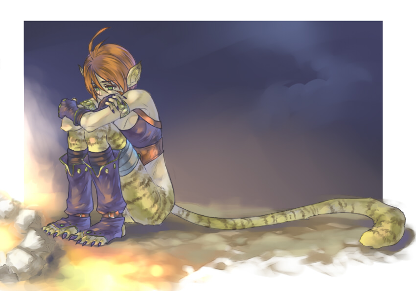 katt (breath of fire and 1 more) drawn by ryuu_(mat_hin)