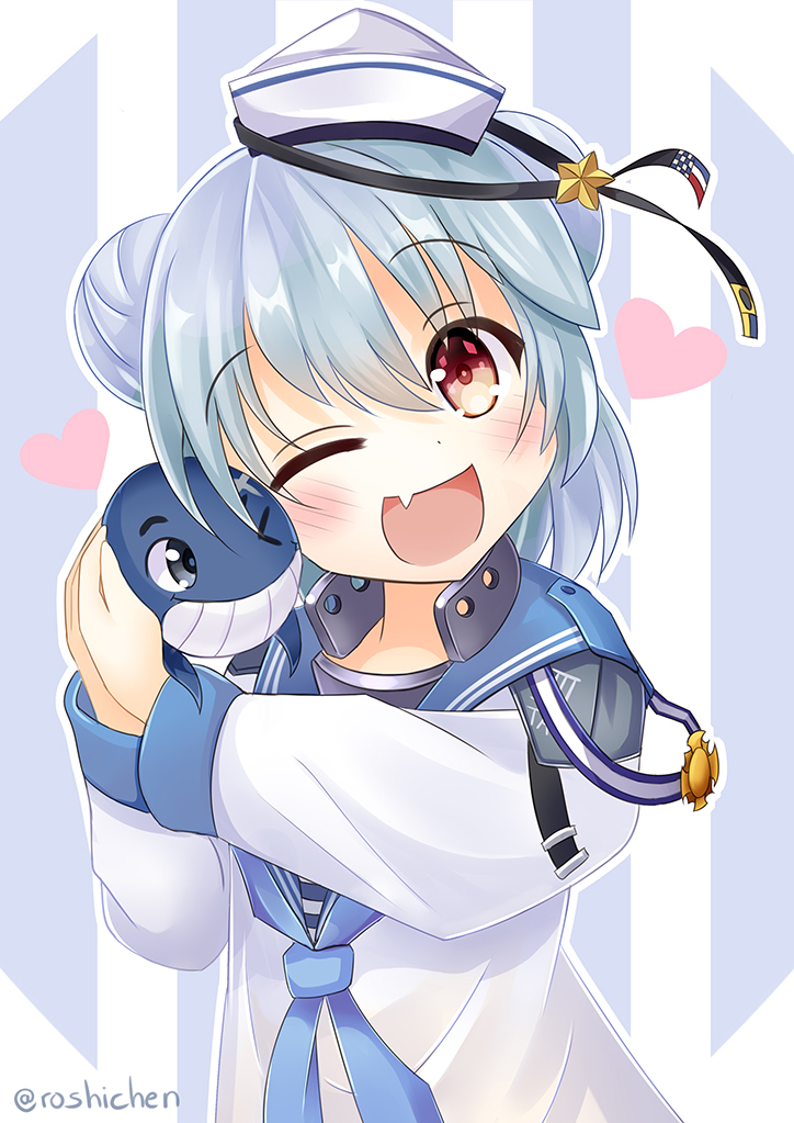 samuel b. roberts and little blue whale (kantai collection) drawn by roshi_chen