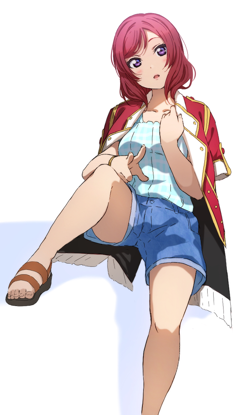 nishikino maki (love live! and 1 more) drawn by icehotmilktea