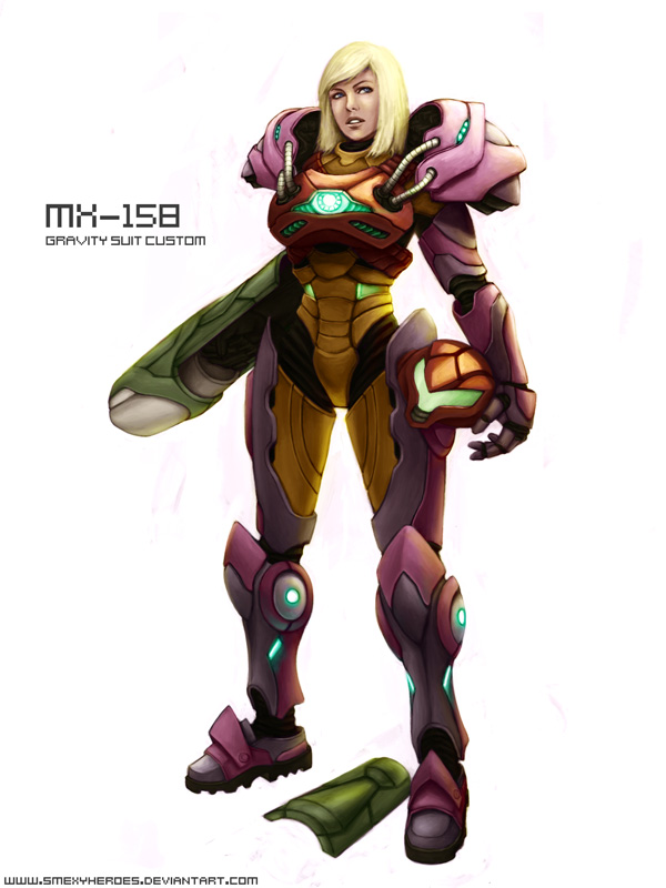 samus aran (metroid) drawn by smexyheroes
