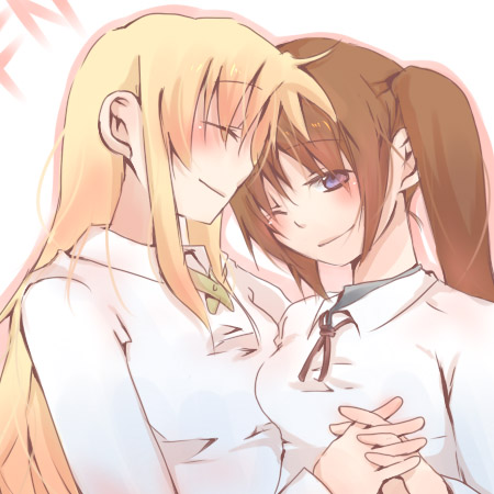 fate testarossa and takamachi nanoha (lyrical nanoha and 1 more)