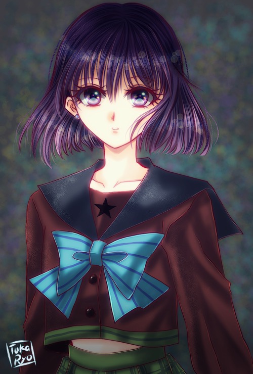 tomoe hotaru (bishoujo senshi sailor moon and 1 more) drawn by tuka_ryo