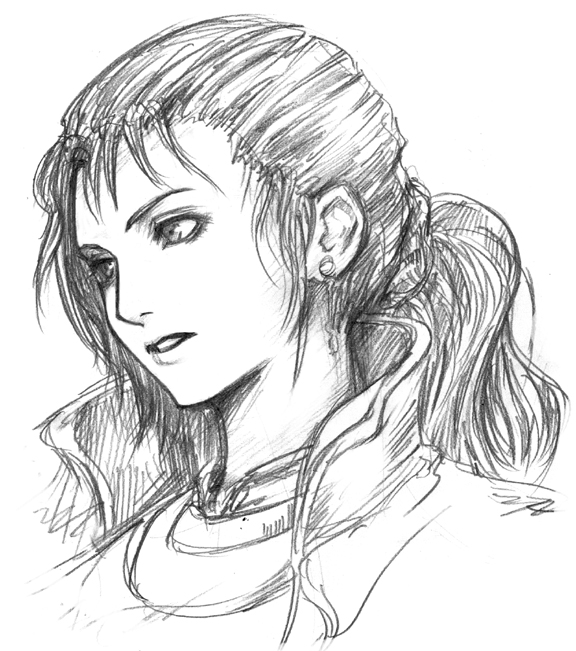 faris scherwiz (final fantasy and 1 more) drawn by morokosi