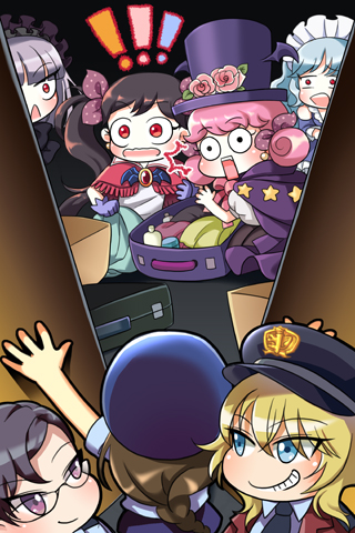 crescent conundrum, kris flina, crescent nazo, and crescent maze (sword girls) drawn by tari