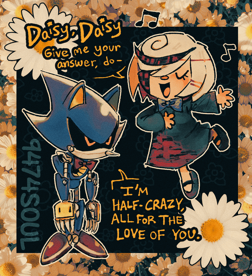 metal sonic and sage (sonic and 1 more) drawn by 9474s0ul