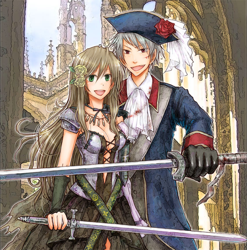prussia and hungary (axis powers hetalia) drawn by hashibayachi