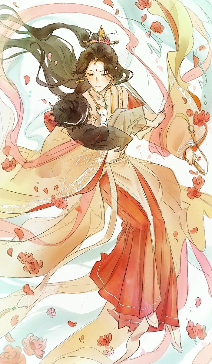 xie lian and hua cheng (tianguan cifu) drawn by kkcoocool