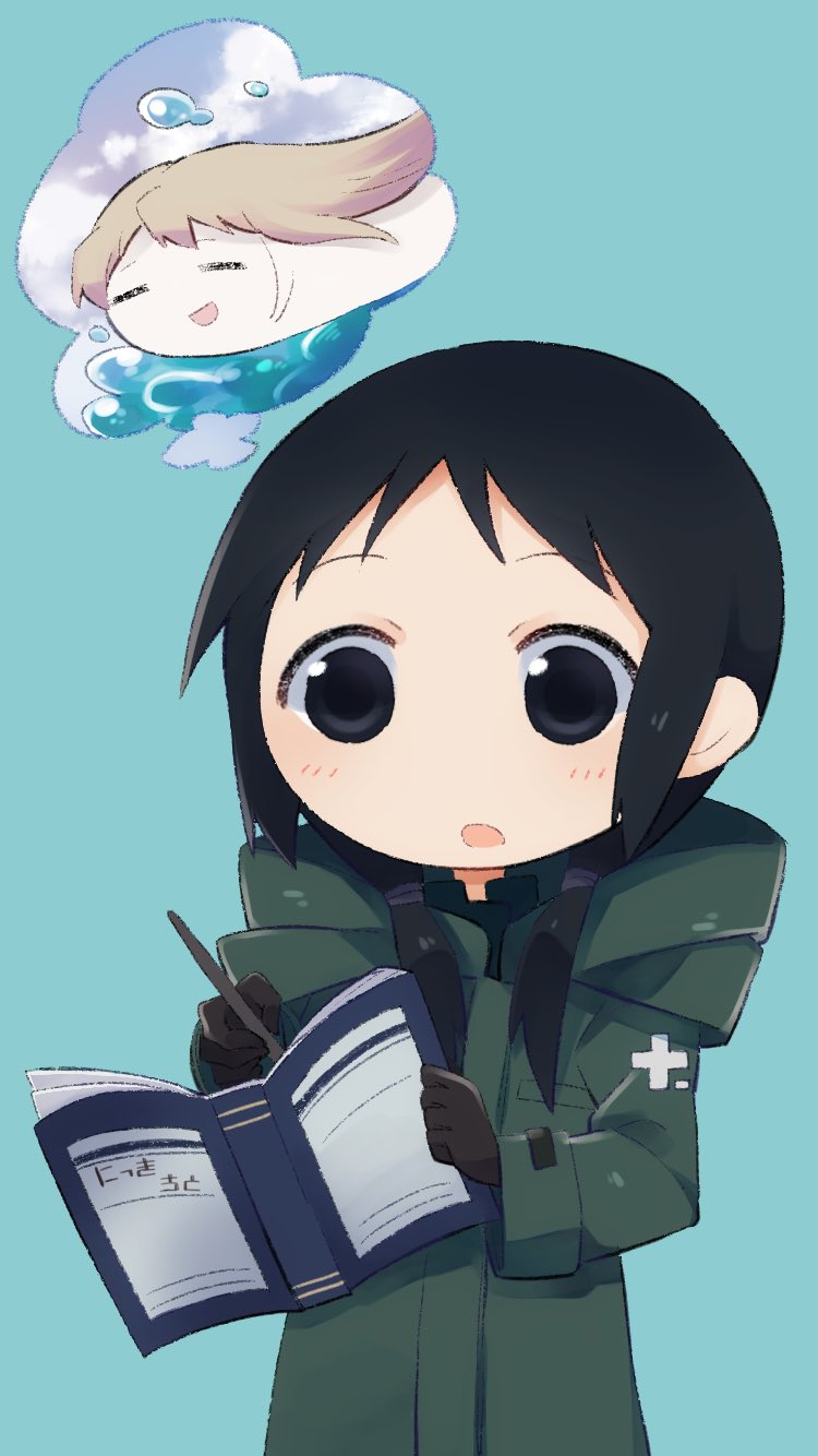 chito and yuuri (shoujo shuumatsu ryokou) drawn by zarameru_(tsukumo)