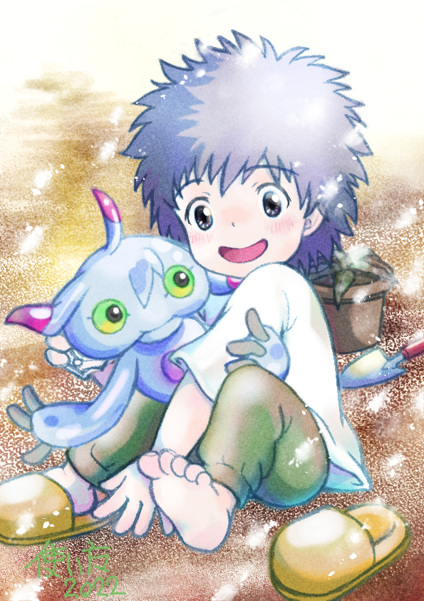 ukkomon and ohwada lui (digimon and 2 more) drawn by tsukaima_(vfcou)