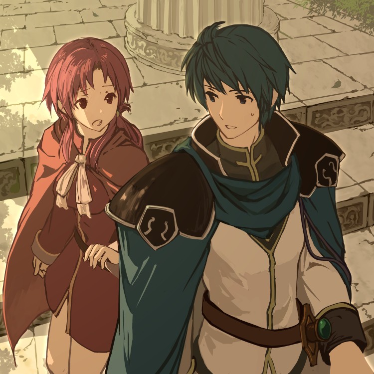 sigurd and ethlyn (fire emblem and 1 more) drawn by harusame_(rueken)