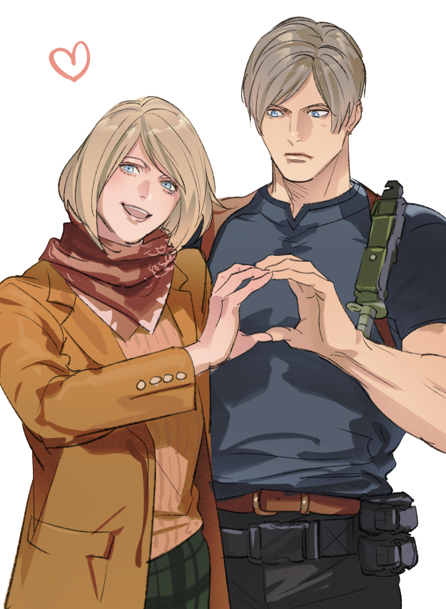 leon s. kennedy and ashley graham (resident evil and 1 more) drawn by tatsumi_(psmhbpiuczn)