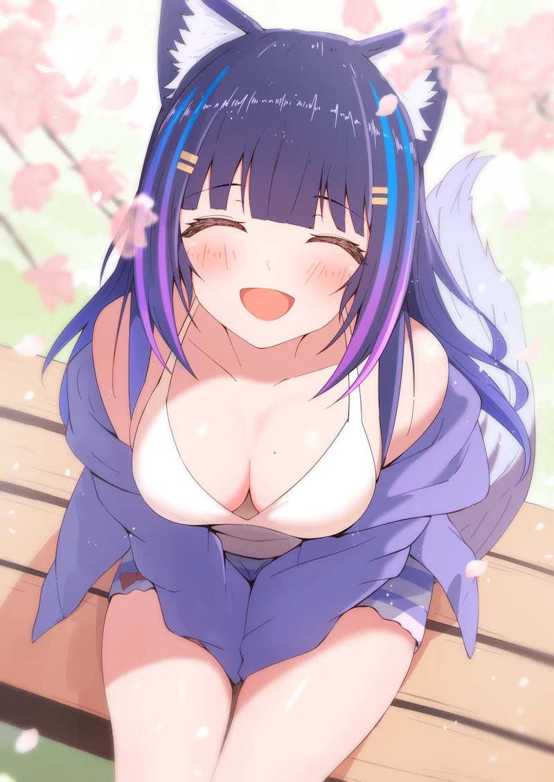 yoshibana kokoro (indie virtual youtuber) drawn by sen_(sen42724788)