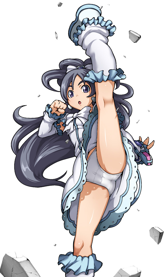 yukishiro honoka and cure white (precure and 1 more) drawn by caryo and tabigarasu