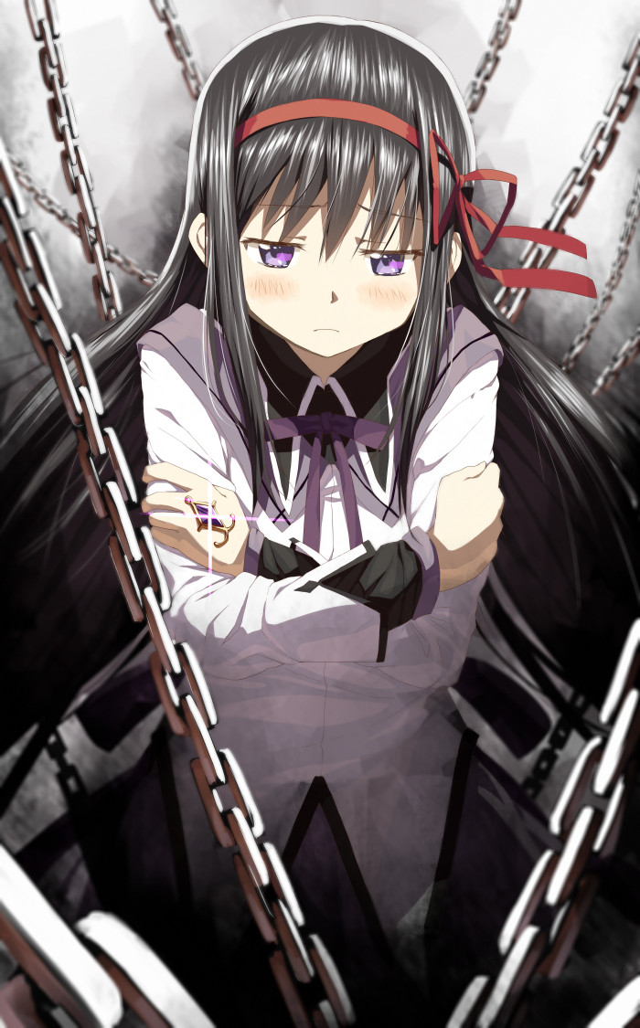akemi homura (mahou shoujo madoka magica) drawn by 4b-enpitsu