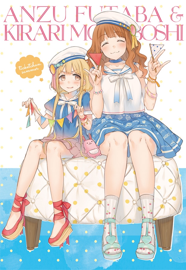 futaba anzu and moroboshi kirari (idolmaster and 1 more) drawn by kippu