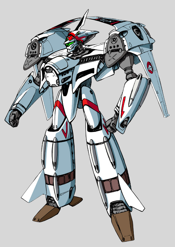 vf-4 (macross and 2 more) drawn by grebo-guru and kawamori_shouji