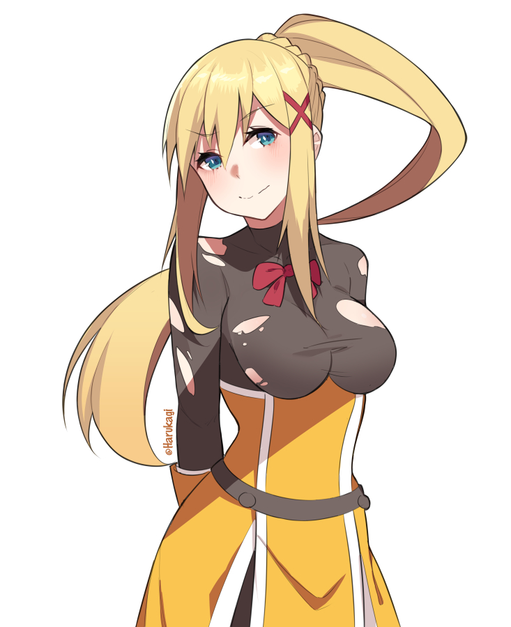 darkness (kono subarashii sekai ni shukufuku wo!) drawn by harukagi