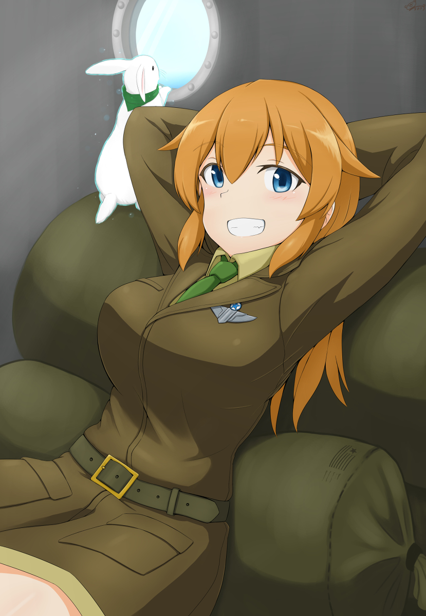 charlotte e. yeager (world witches series and 1 more) drawn by kukoroko