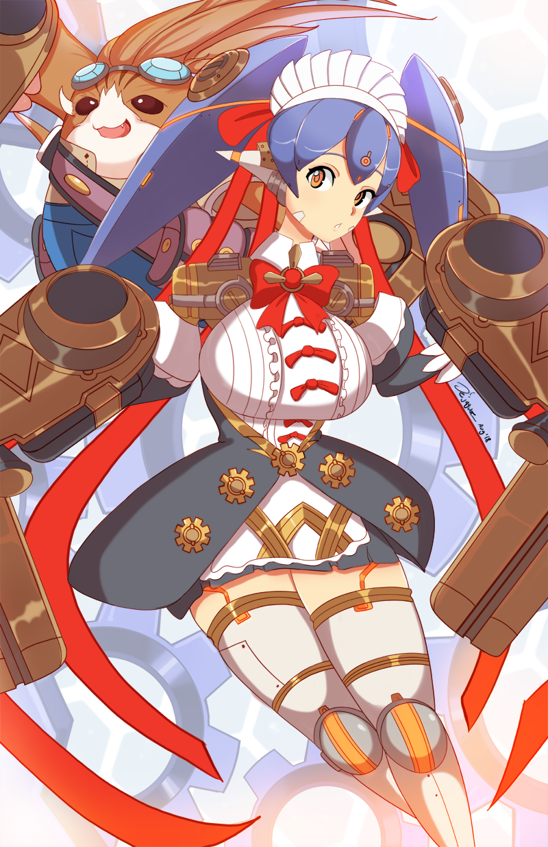 poppi, tora, and poppi qt (xenoblade chronicles and 1 more) drawn by jellcaps