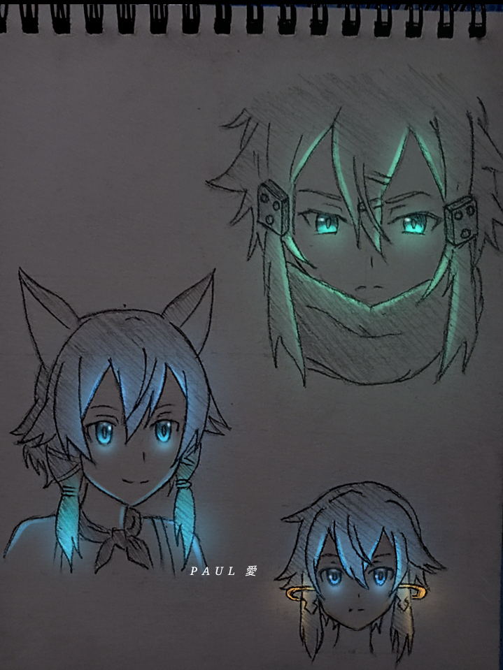 sinon (sword art online and 2 more) drawn by revolutionunlikely45