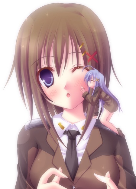 yagami hayate and reinforce zwei (lyrical nanoha and 1 more) drawn by kago_no_tori