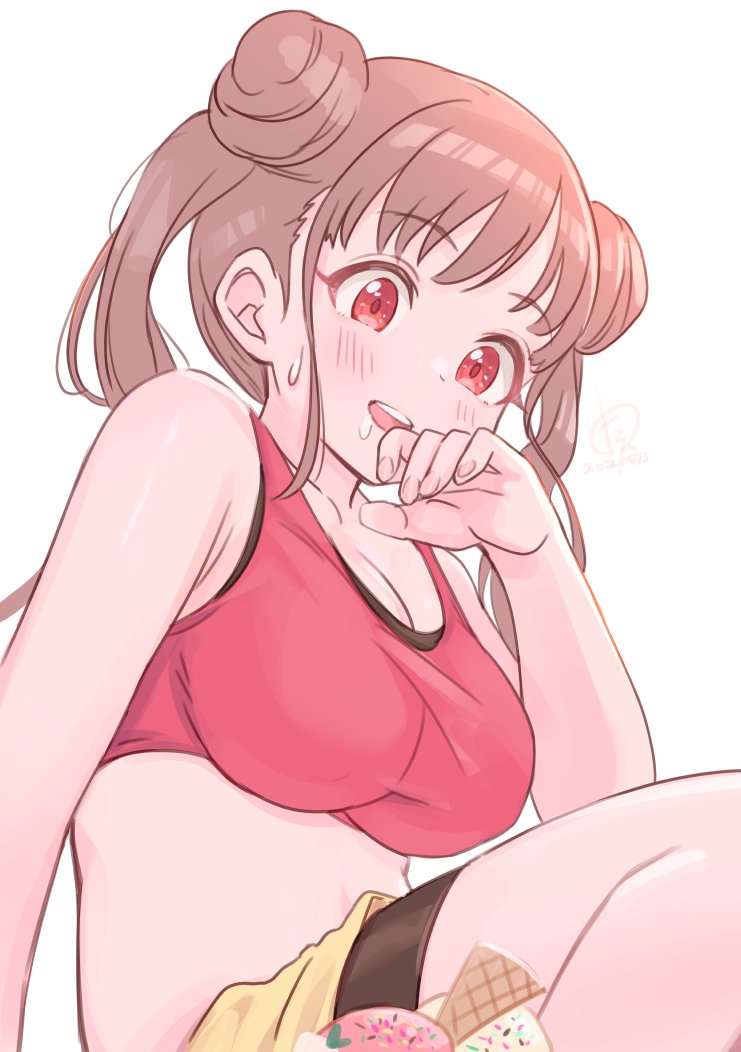 sonoda chiyoko (idolmaster and 1 more) drawn by tomamatto