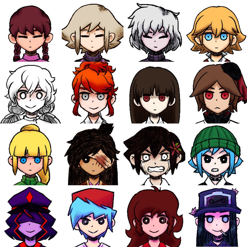 madotsuki, ib, urotsuki, poniko, sabitsuki, and 8 more (original and 10 more) drawn by reynstahl