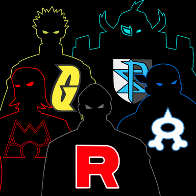 archie, giovanni, ghetsis, maxie, and cyrus (pokemon and 4 more) drawn by misterror