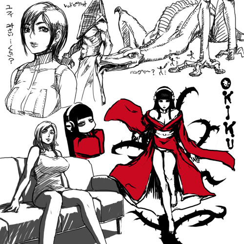 pyramid head (silent hill 2 and 1 more) drawn by usatarou