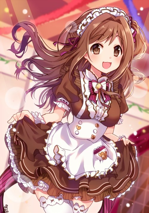 shimamura uzuki (idolmaster and 2 more) drawn by omuretsu