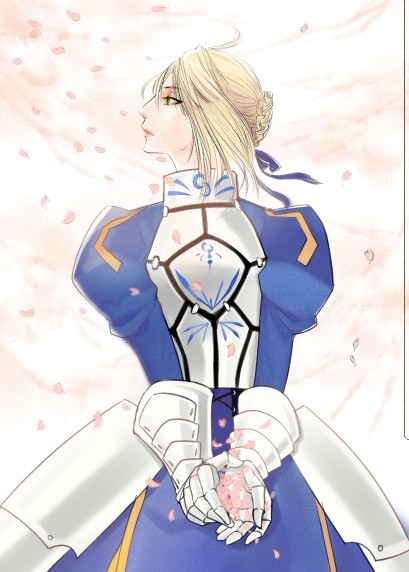artoria pendragon and saber (fate and 1 more) drawn by yaoshuyi