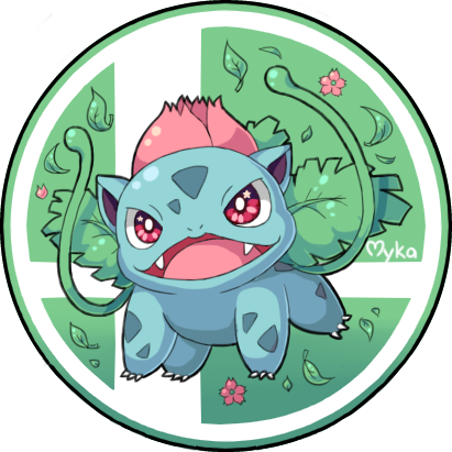 ivysaur (pokemon and 1 more) drawn by mykaeru