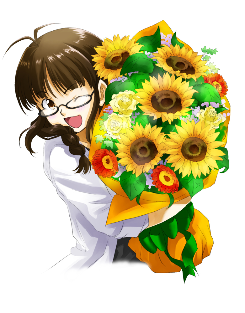 akizuki ritsuko (idolmaster and 1 more) drawn by nekomaru_(nekohouse)