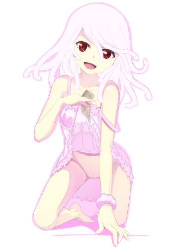sengoku nadeko and god nadeko (monogatari and 1 more) drawn by caryo and nanashino