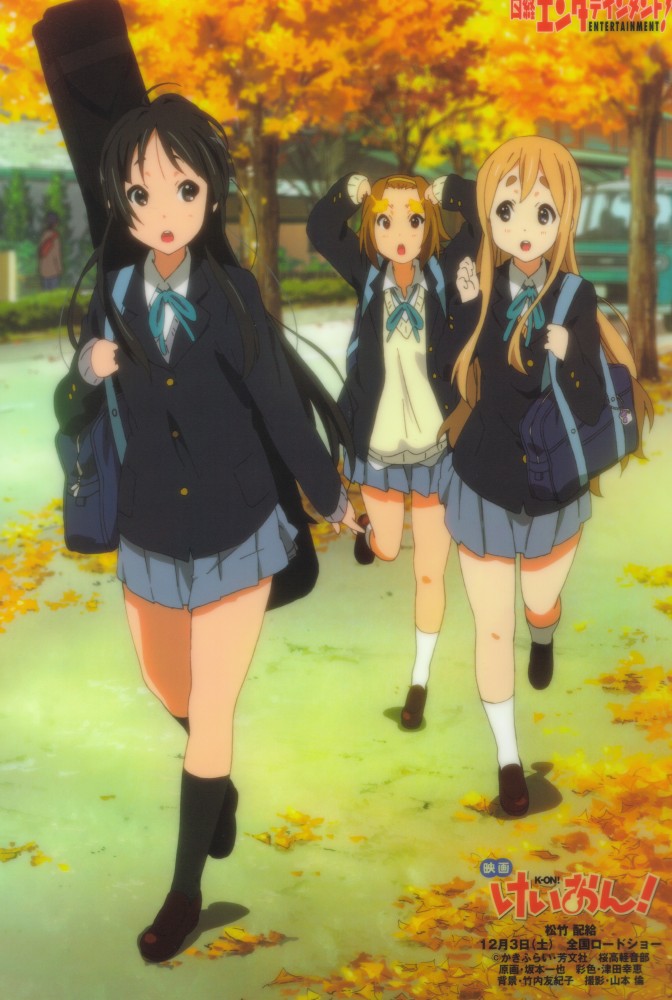 akiyama mio, tainaka ritsu, and kotobuki tsumugi (k-on!) drawn by sakamoto_kazuya