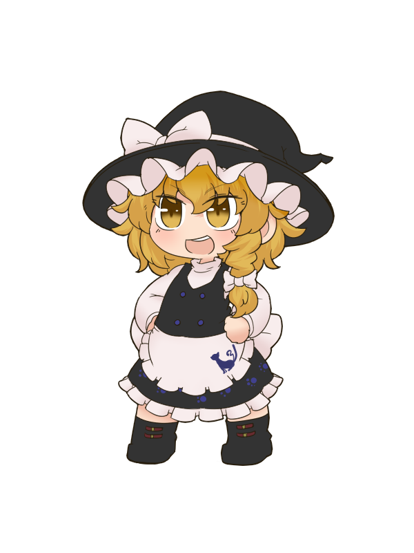 kirisame marisa (touhou and 1 more) drawn by blackbad