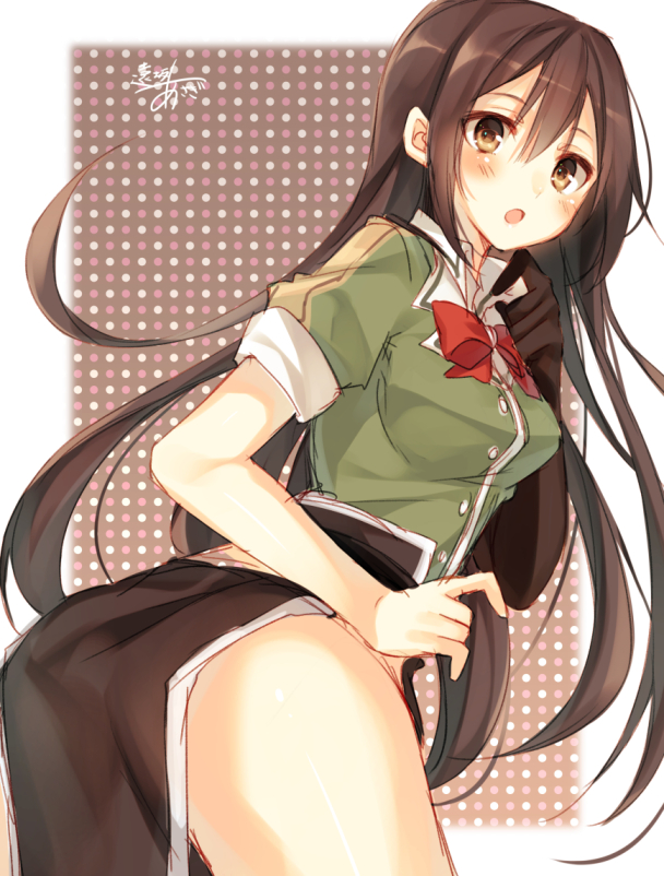 chikuma and chikuma kai ni (kantai collection) drawn by toosaka_asagi
