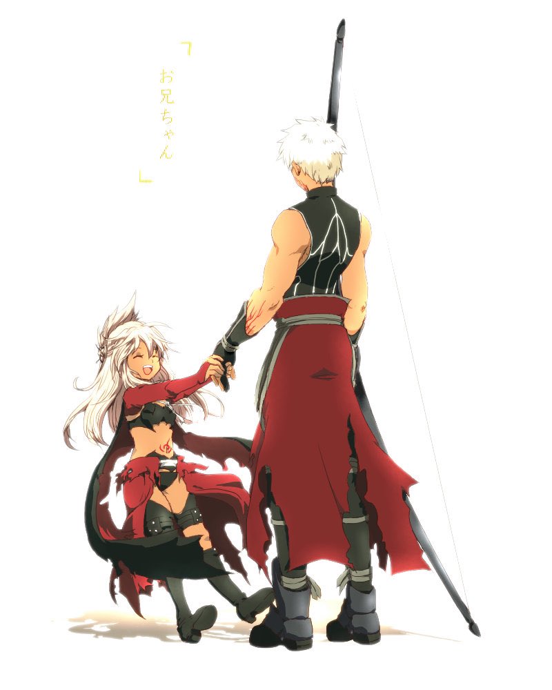 archer and chloe von einzbern (fate and 1 more) drawn by senka-san