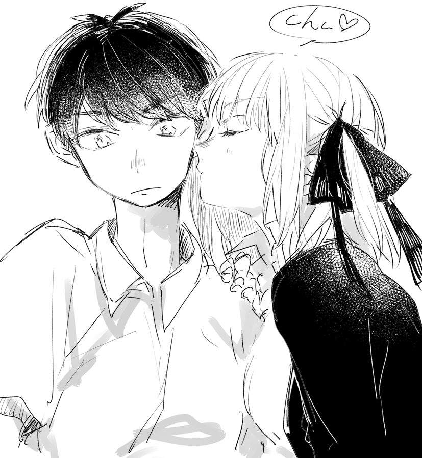 nakano nino and uesugi fuutarou (go-toubun no hanayome) drawn by asai_(00:05)