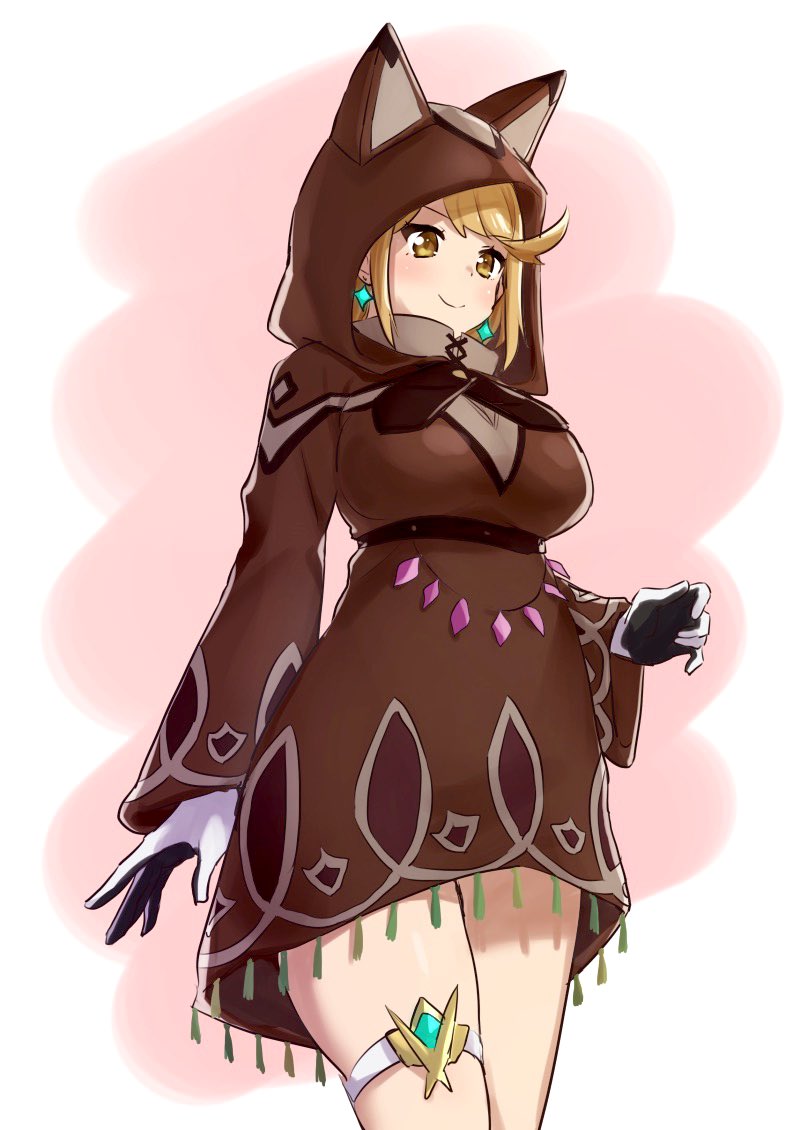 mythra (xenoblade chronicles and 1 more) drawn by mokki_(smtkmokki)