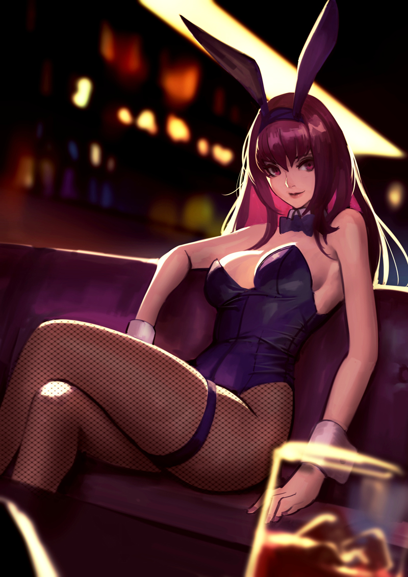 scathach (fate and 1 more) drawn by phamoz