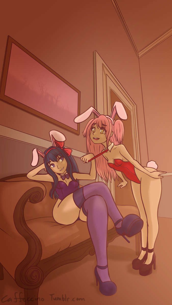 akemi homura and kaname madoka (mahou shoujo madoka magica and 1 more) drawn by caffeccino