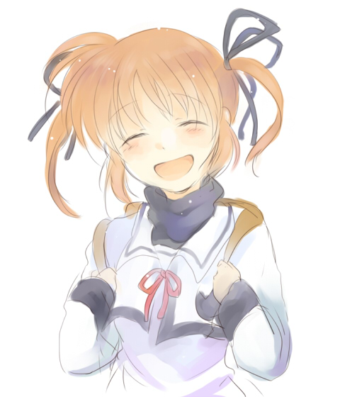 takamachi nanoha (lyrical nanoha and 2 more) drawn by takana_(nanao)