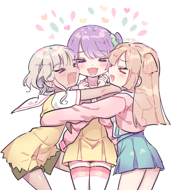 manaka non, tsukikawa chili, and taiyo pepper (pretty series and 1 more) drawn by umiko_(umiko_pri)