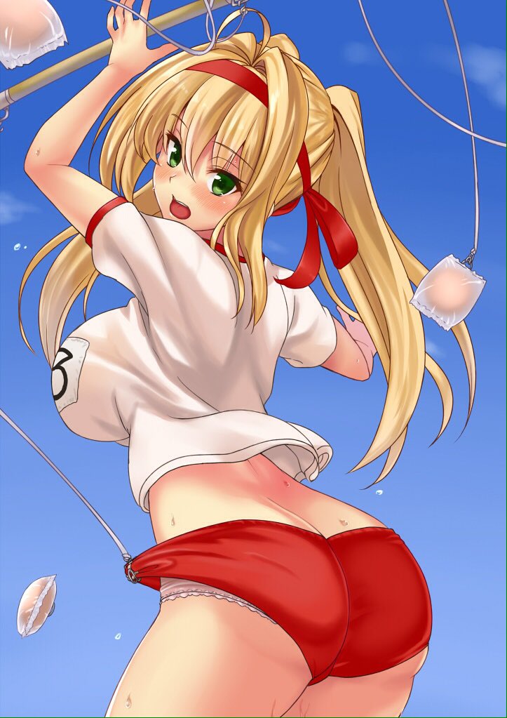 nero claudius (fate and 2 more) drawn by sengoku_aky
