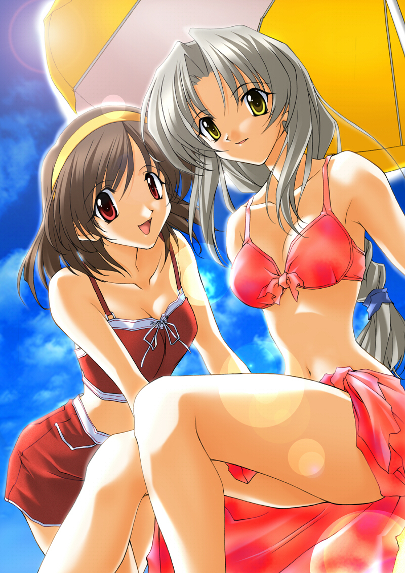 futami shion and imasaka yue (memories off and 1 more)