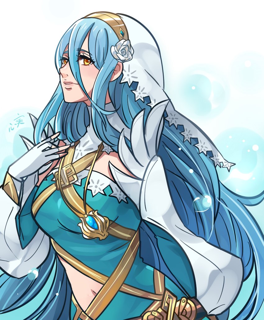 azura (fire emblem and 2 more) drawn by kokomi_(aniesuakkaman)