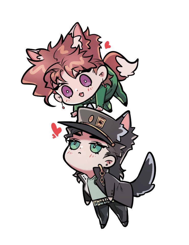 kujo jotaro and kakyoin noriaki (jojo no kimyou na bouken and 1 more) drawn by itsoraoraoraora