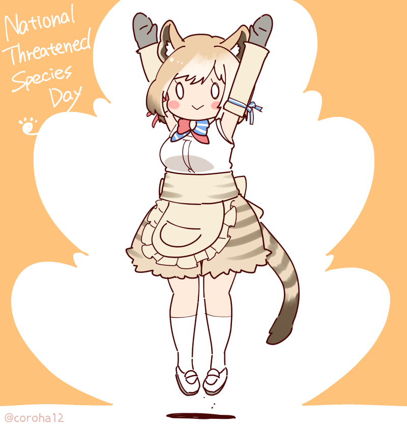 tasmanian tiger (kemono friends and 1 more) drawn by coroha
